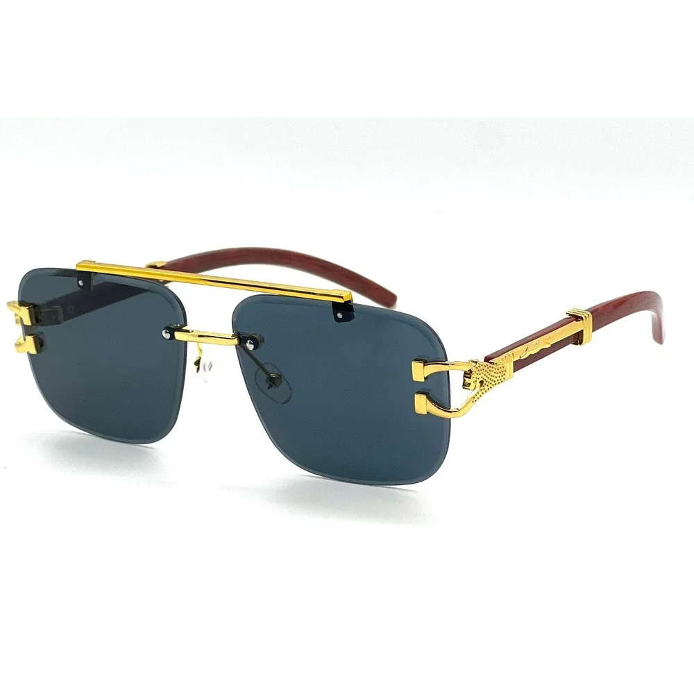 Sunglasses Men Shades UV400 Sun Protection‎ Dark Grey Lens LEntes Gafas Humbres